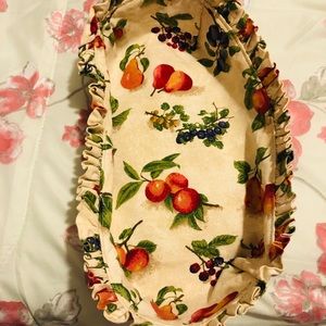 LB Bread Basket Liner/Fruit Medley pattern